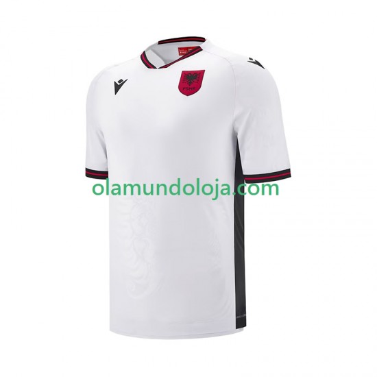 Camisola Albânia Homem Equipamento Segundo 2025-2026 Manga Curta